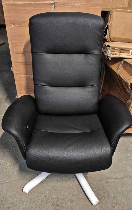 Scaun birou modern negru/maro