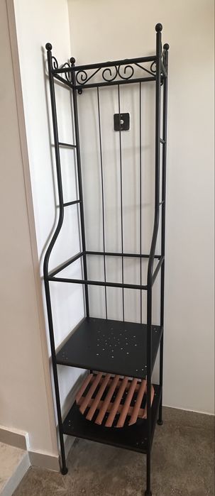 Ikea etajera metalica neagra
