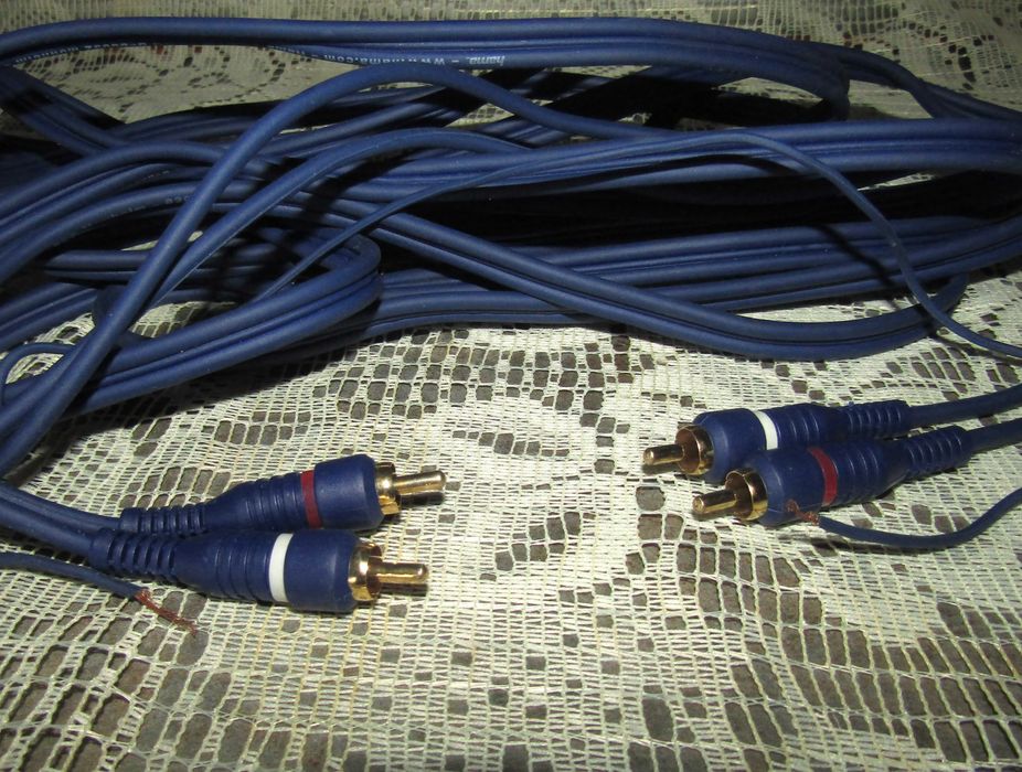 Аудио кабел RCA (чинч), 5м. с remote проводник