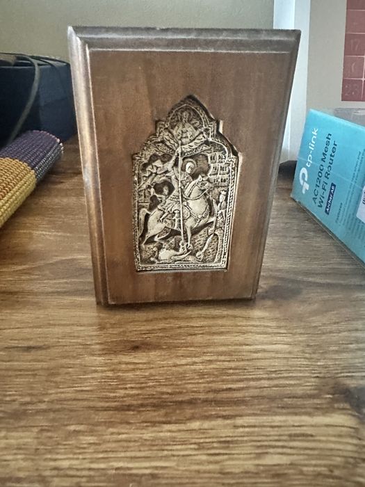 Ръчно изработена икона на Свети Георги