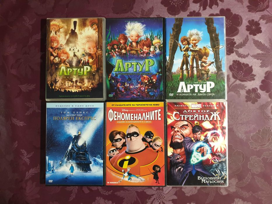 DVD с анимации на Дисни