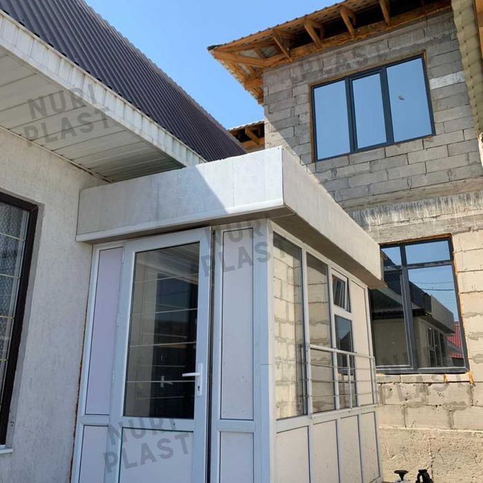 Пластик терезе Узынагаш. Орнату, жеткізу, замок тегін. Гарантия 15жыл