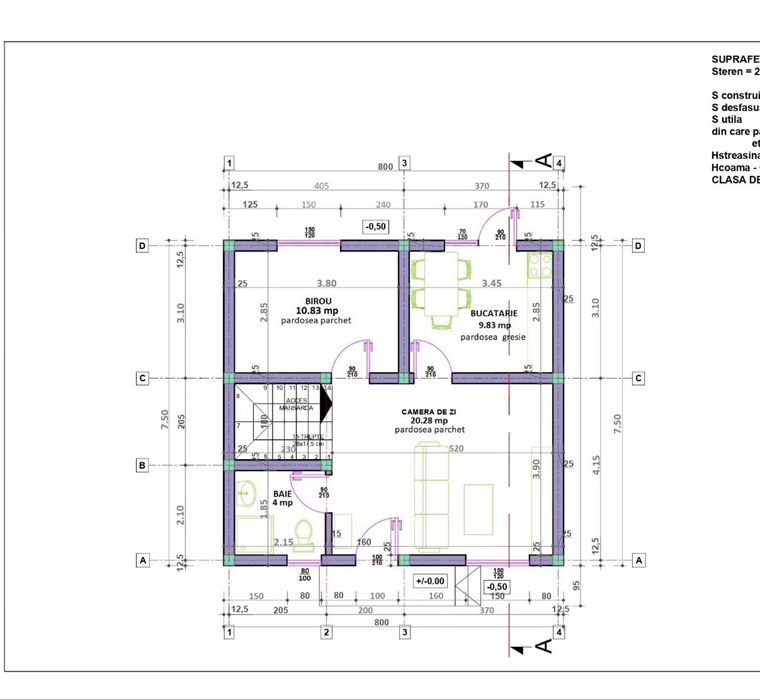 Casa moderna in cartier nou