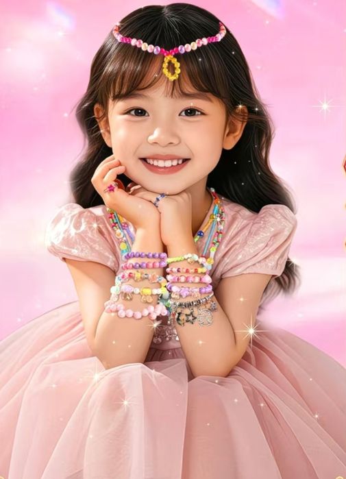 DIY набор для творчества и создания украшений, шкатулка с украшениями