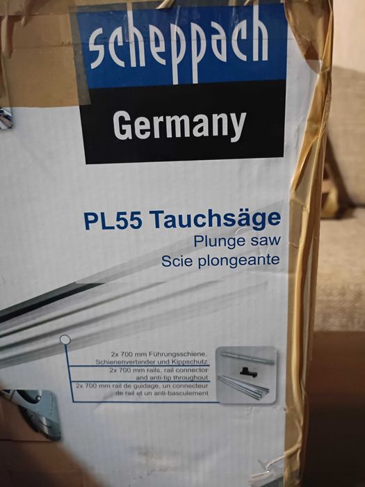 Ръчен потапящ циркуляр Scheppach PL55