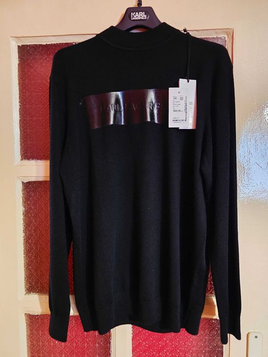 KARL LAGERFELD нов оригинален вълнен пуловер XXL