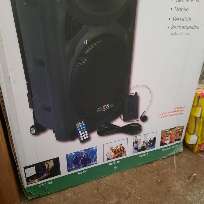 Boxa activa ibiza sound 800w