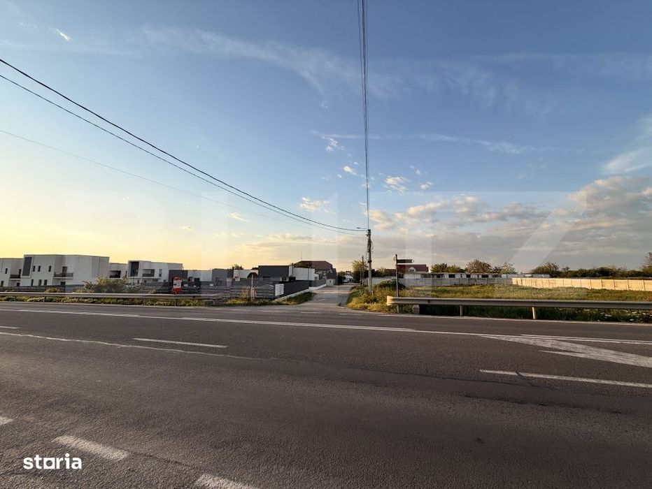 Teren 587 mp, front 17, toate utilitatile, panorama, Carcea