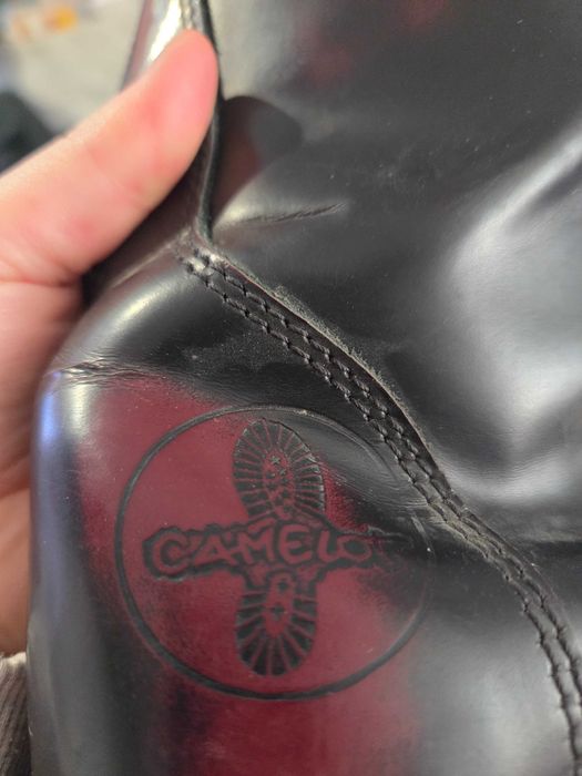 Papuci rock piele naturală