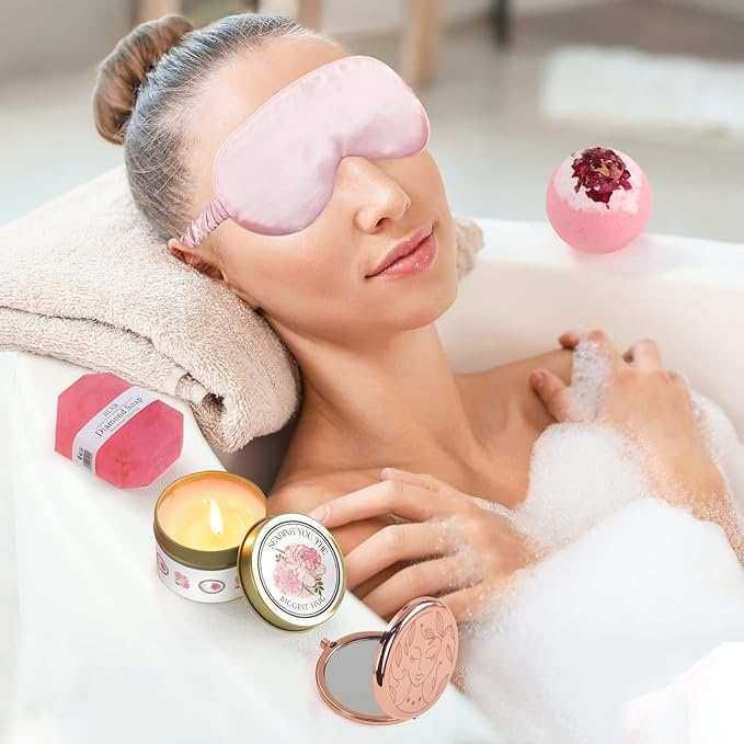 Подаръчен комплект за жена, спа, вана релакс, рожден ден, юбилей, лукс