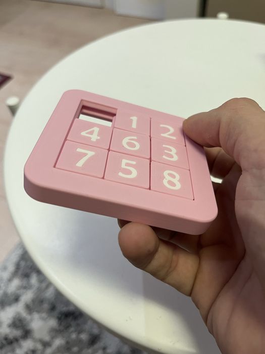 puzzle numeric printat 3d