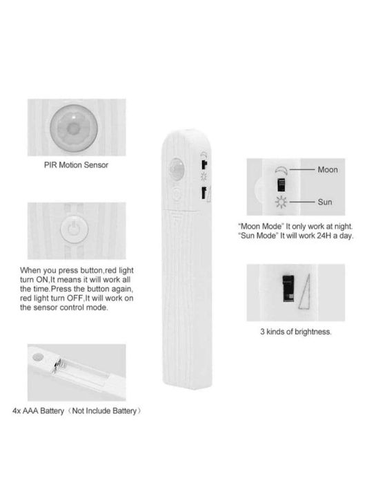 лед подсветка 2м на батарейках и usb с Америки