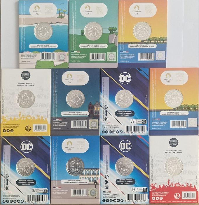 Moneda argint 10 euro