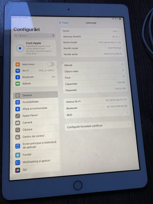 Ipad generstia a7 -a