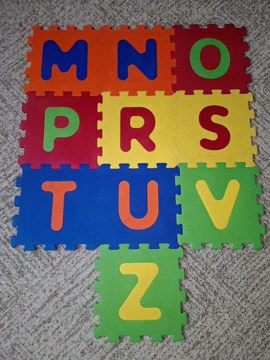 Covor puzzle din spumă 10 buc.