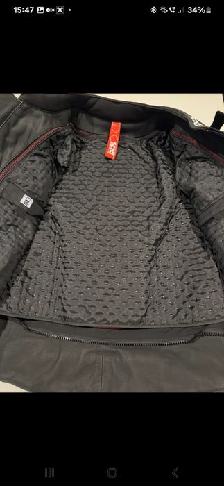 Geacă moto din piele IXS 52,54 M-L