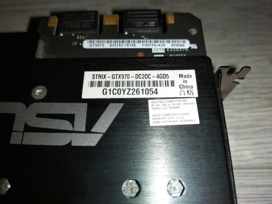 Placa Video Asus GTX970 STRIX 4GB GDDR5 256bit STRIX-GTX970-DC2OC-4GD5
