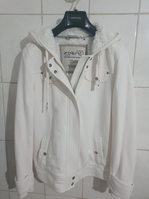 Jacheta uni sex ,imblanita alba