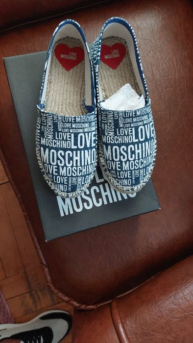 Espadrile Love MOSCHINO Dama Nr 36 Noi