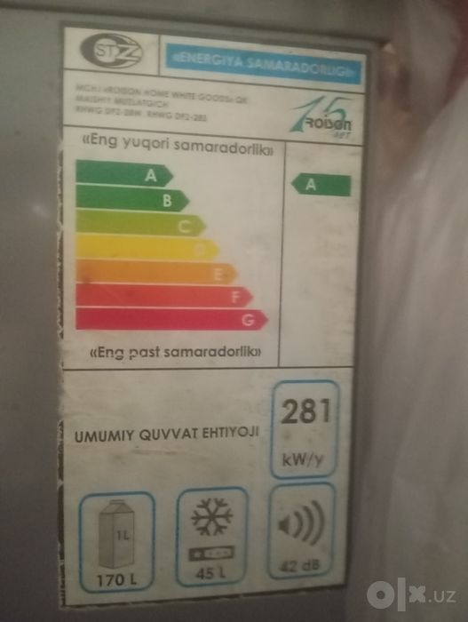 Srochna roison xoladilnik sotiladi