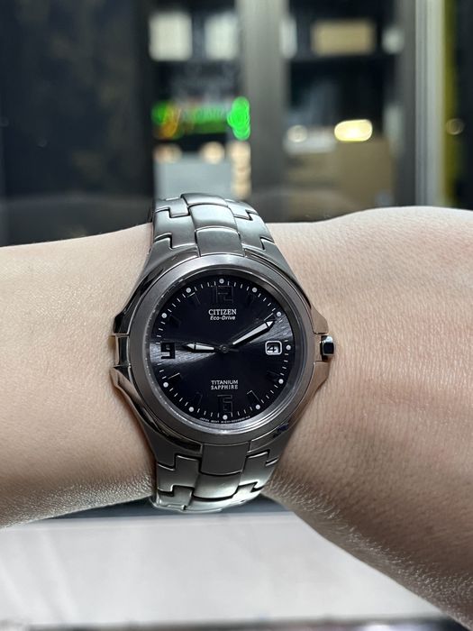 Ceas Citizen EcoDrive Titanium Saphire !Ca nou !