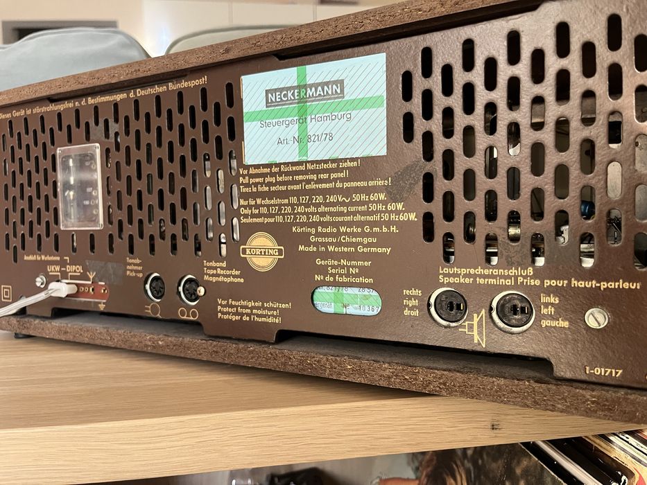 Radio full lampi Korting Neckermann 821/78.