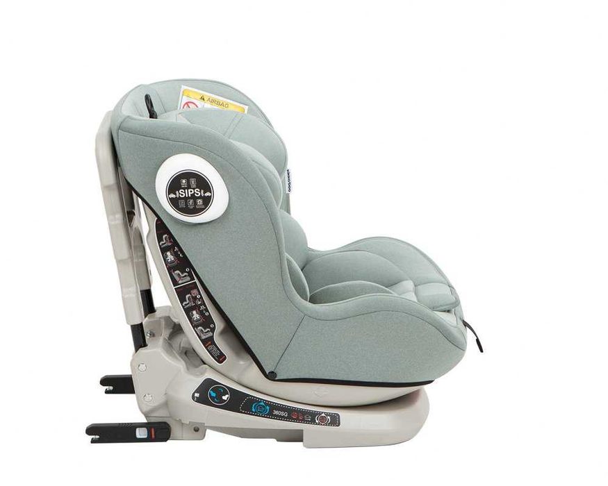 Scaun auto rotativ cu isofix Kikkaboo 0-25 kg Twister 0 - 7 ani LICHIDARE DE STOC ! OFERTA LIMITATA
