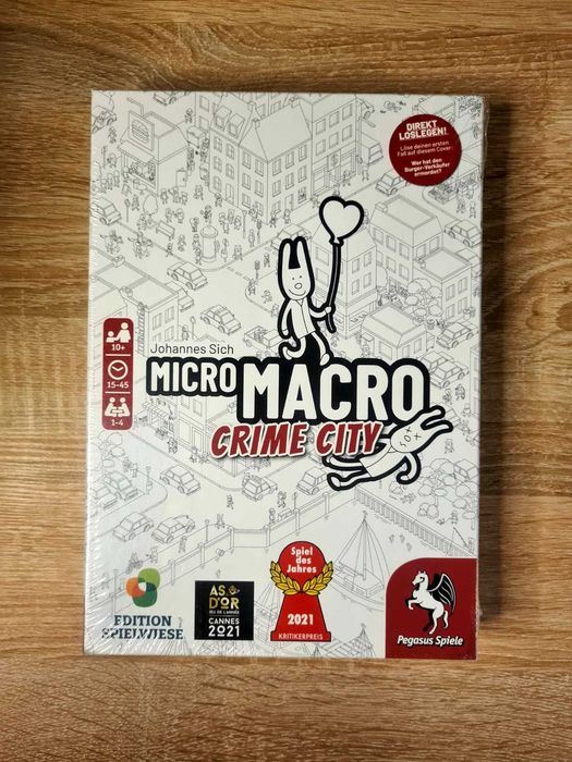 Joc de Societate MicroMacro: Crime City in limba Germana Pegasus