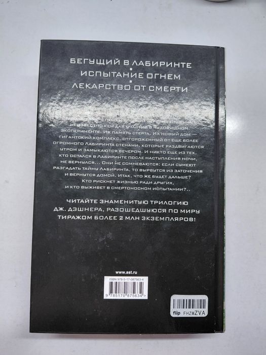 Книга "Бегущий в лабиринте"
