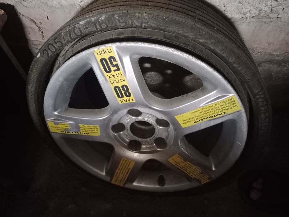 Запаска на Ауди.