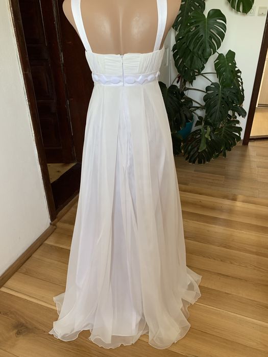 Rochie mireasa, cununie civila din matase, noua