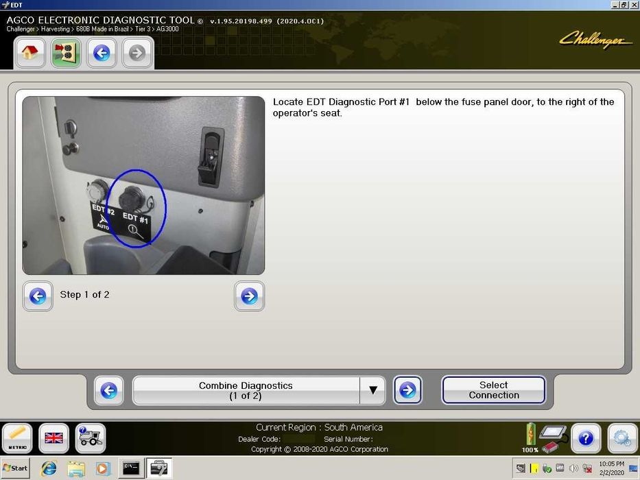 AGCO Diagnostic Program EDT Electronic 2024