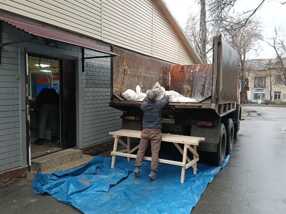 Вывоз мусор камаз 24/7 безнал