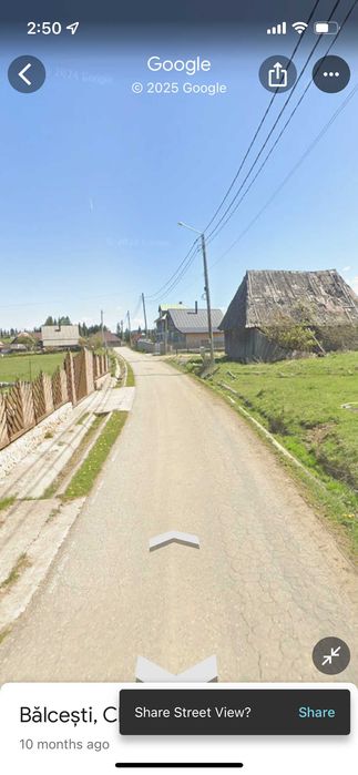 Vand Teren + Casa batraneasca cu sura Balcesti