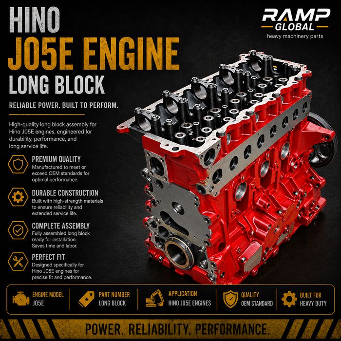 Лонгблок двигателя Hino J05E