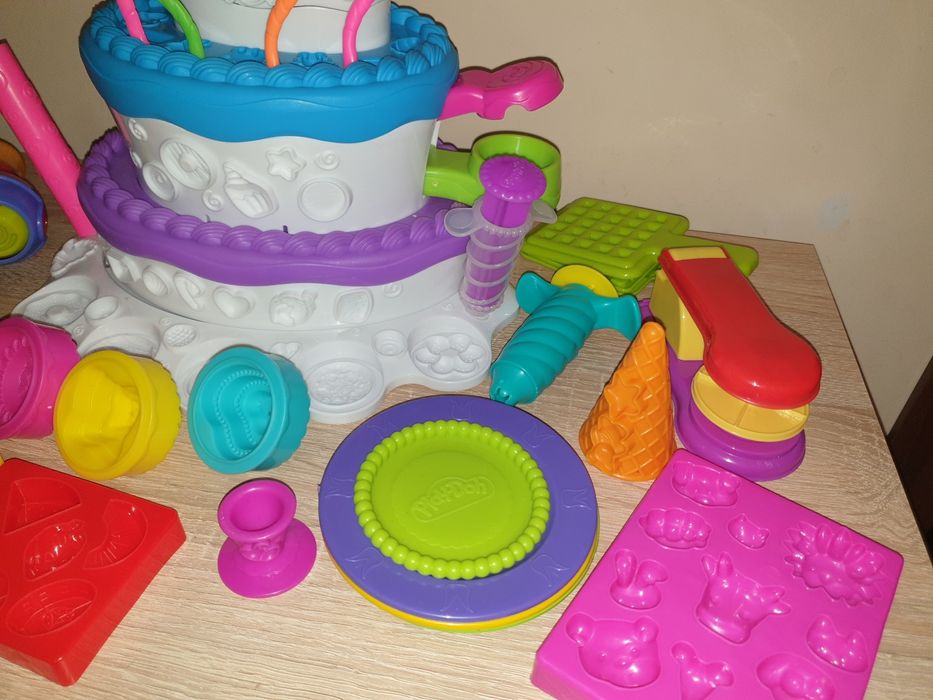Сет за пластелин Торта, гофрети, сладолед, сладки Playdoh
