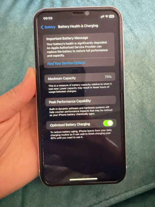 iphone 11, 73% аккумулятор