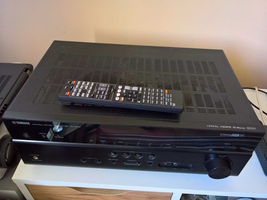 5.1 Receiver YAMAHA RX-V475, HDMI ARC, 4K Pass-Through