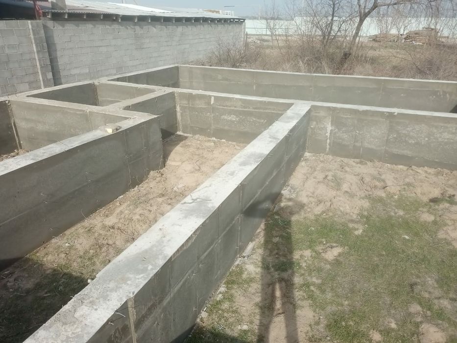 заливка фундамента