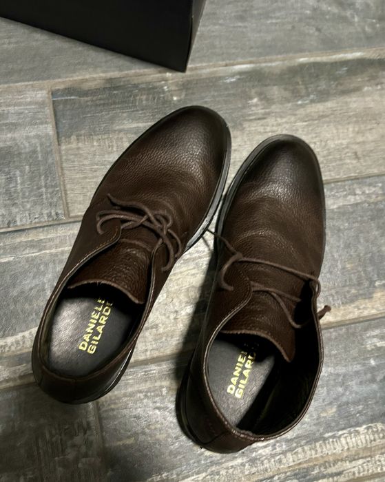 Мъжки боти от естествена кожа 44 номер