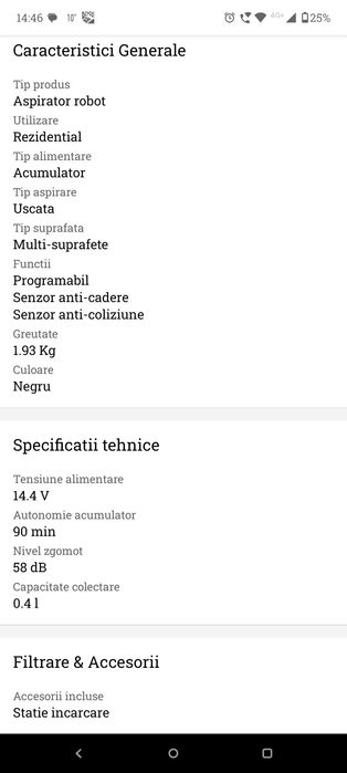 Robot aspirator Philips