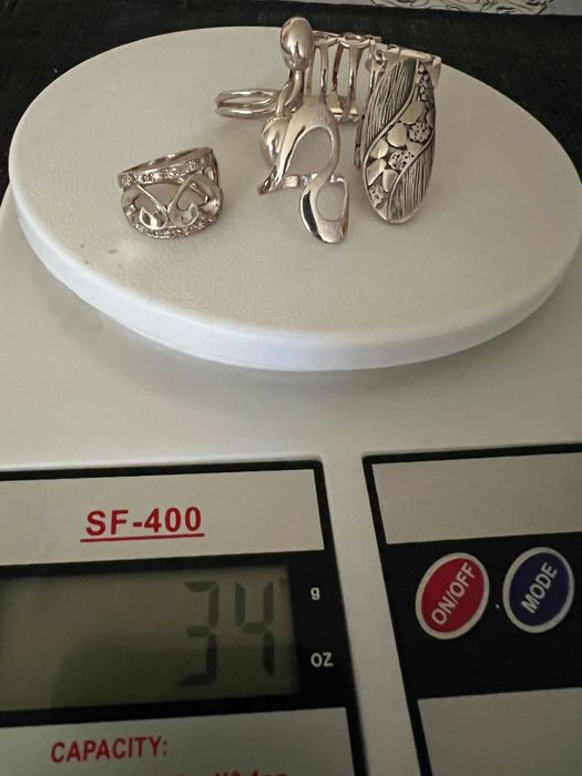 Сребърни пръстени , нови