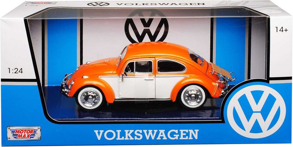 Метална количка кола Volkswagen 1:24 Beetle 1966 Фолксваген Бийтъл