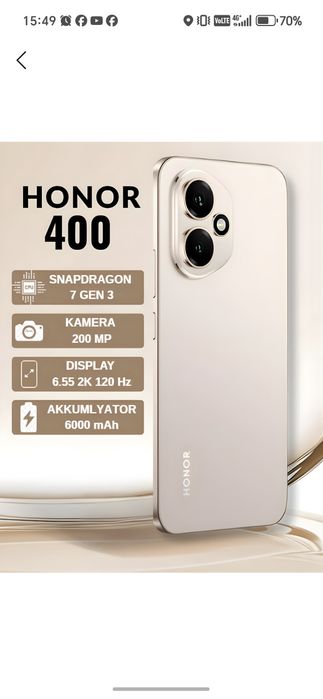 HONOR 400  512 gb 12