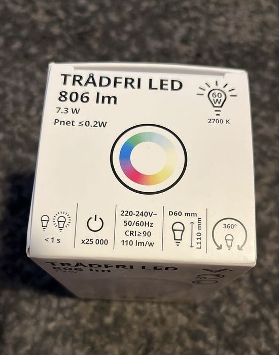 Bec LED E27 806 lumeni