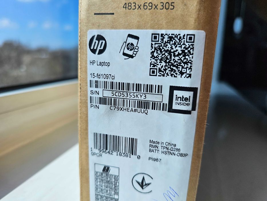 ПРОДАМ HP Laptop 15-FD1097CI Мощный Ноутбук Core™i5-120U 14 ПОКОЛЕНИЯ.