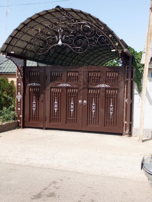 Ворота бояу есік перила стена