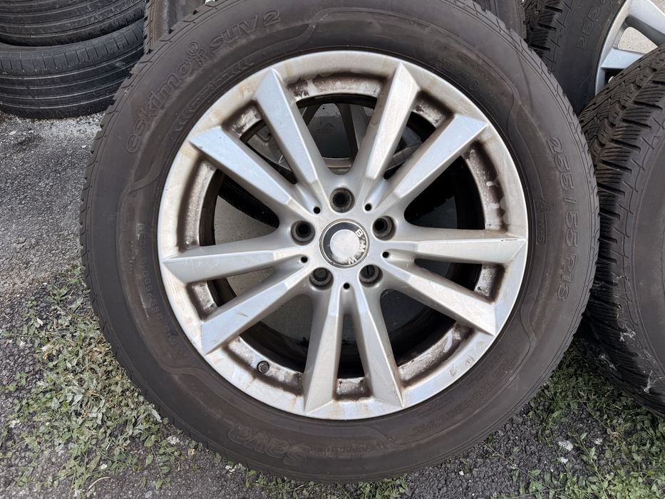 18 цола джанти за BMW X5 255/55/18 с зимни гуми ПЕРФЕКТ НИ