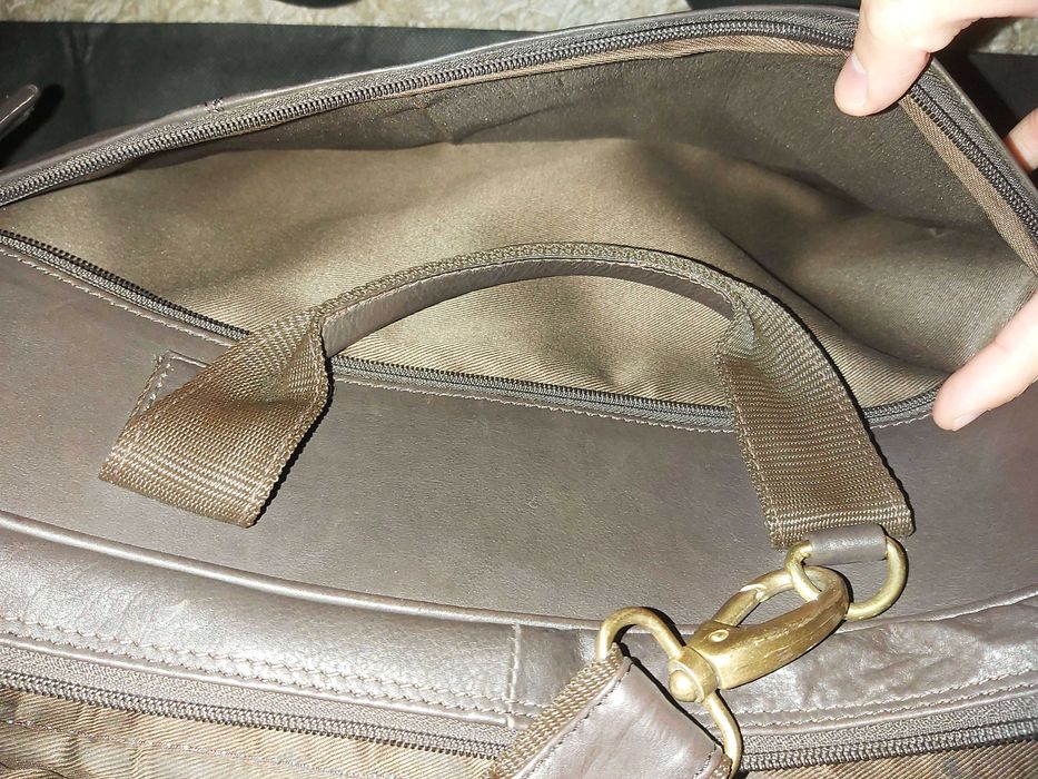 Geanta maro inchis pentru barbati din piele naturala – Pellearts