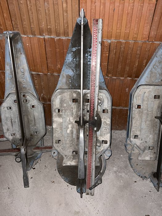 Mașini profesionale tăiat gresie/faianță Sigma – 5 bucăți, stare bună